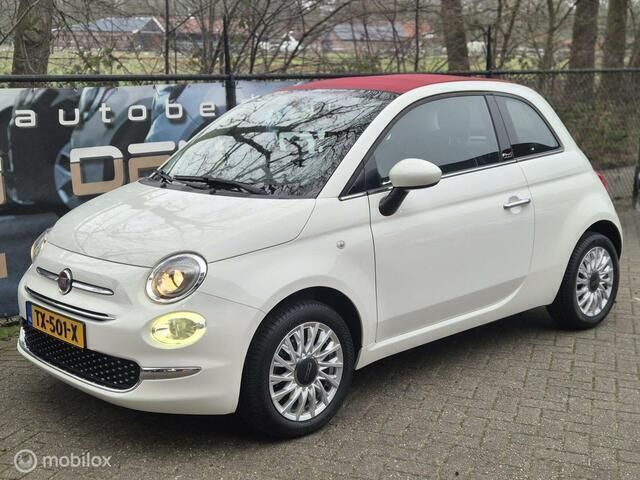 Wit Gebruikt 2016 Fiat 500 Lounge Cabriolet | € 9.450 (Eerlijke prijs) - Afbeelding 1/4