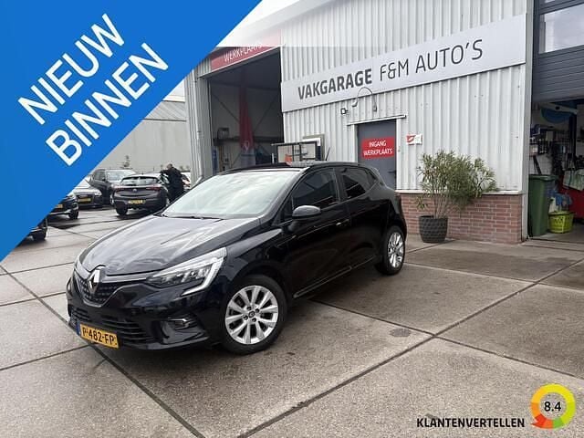 Zwart Gebruikt 2021 Renault Clio V Intens Hatchback | € 11.950 (Super prijs) - Afbeelding 1/4