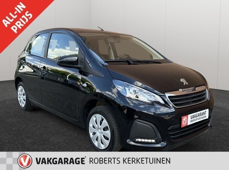 Zwart Gebruikt 2021 Peugeot 108 Active Hatchback | € 11.990 (Duur) - Afbeelding 1/4