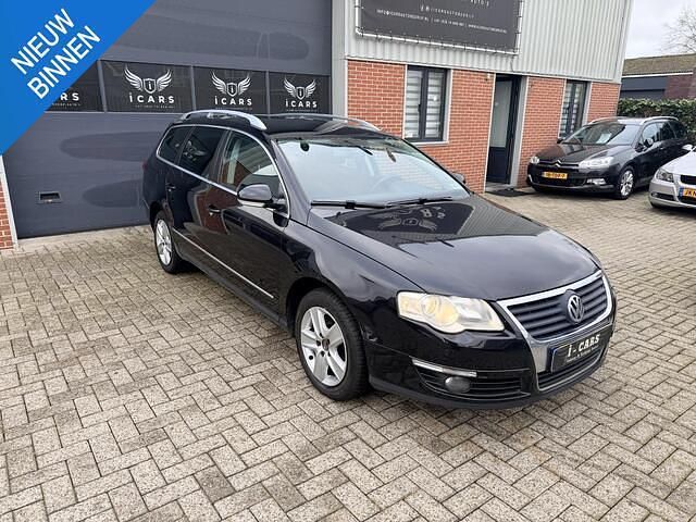 Zwart Gebruikt 2006 VW Passat Comfortline Stationwagen | € 850 (Super prijs) - Afbeelding 1/4