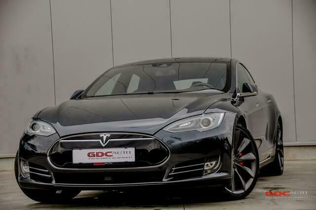 Grijs Gebruikt 2015 Tesla Model S Hatchback | € 62.000 - Afbeelding 1/4