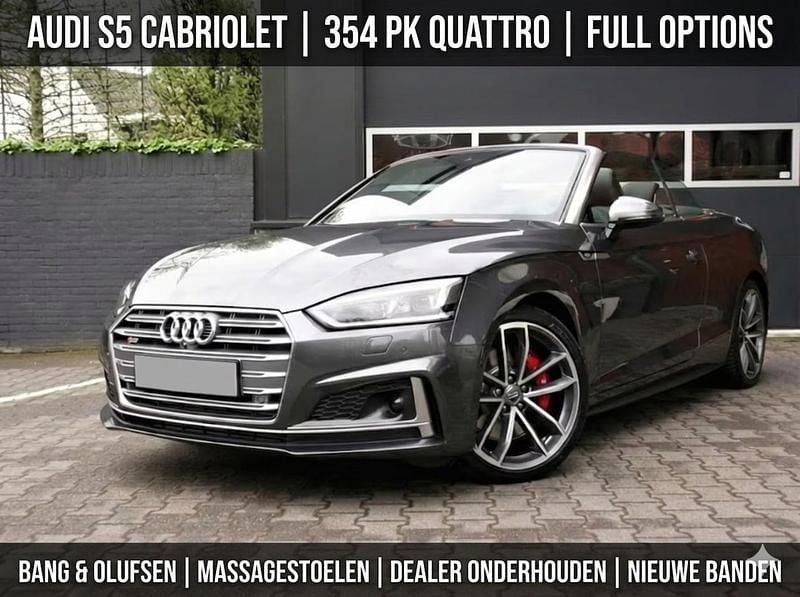 Grijs (metallic) Occasion 2017 Audi A5 Cabriolet Proline Cabriolet | € 42.500 (Eerlijke prijs) - Afbeelding 1/4