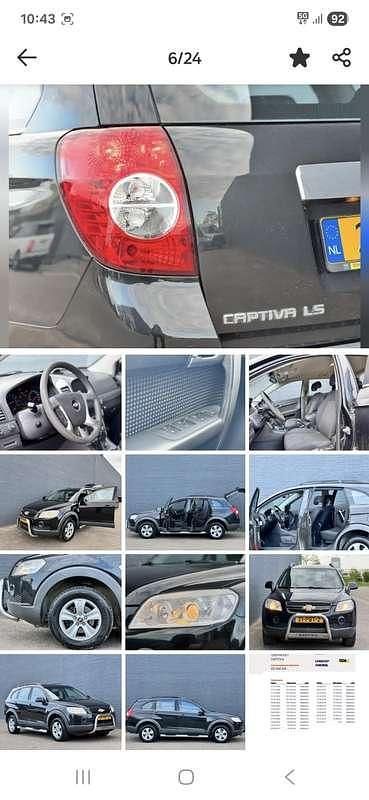 Zwart Gebruikt 2011 Chevrolet Captiva SUV | € 4.000 - Afbeelding 1/2