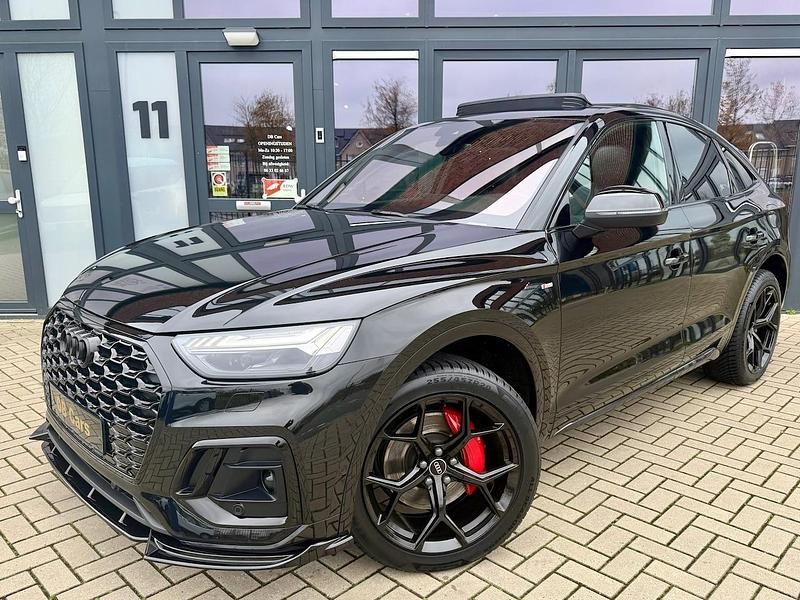Zwart (metallic) Gebruikt 2021 Audi Q5 Sportback S-Line SUV | € 42.899 (Goede deal) - Afbeelding 1/4