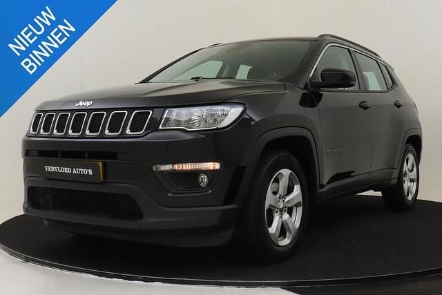 Zwart Gebruikt 2018 Jeep Compass Longitude SUV | € 15.890 (Goede deal) - Afbeelding 1/4