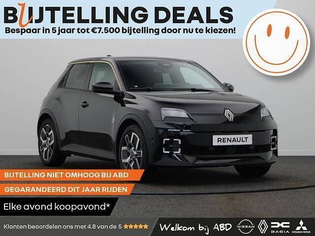Zwart Nieuw 2025 Renault R5 Komfort Hatchback | € 33.590 (Eerlijke prijs) - Afbeelding 1/3