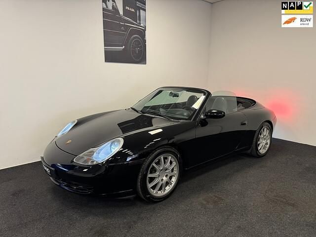 Zwart Gebruikt 2001 Porsche 911 Carrera 4 Cabriolet Cabriolet | € 29.990 - Afbeelding 1/4