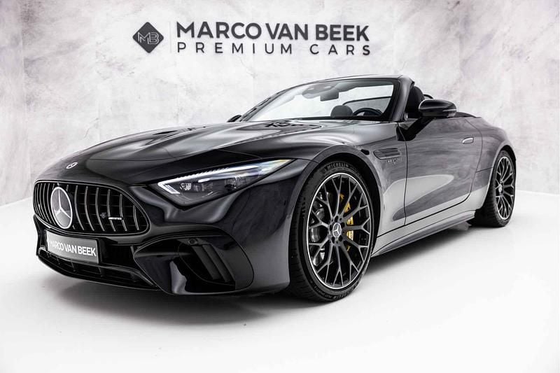 197 obsidiaanzwart metallic Gebruikt 2022 Mercedes SL63 AMG Cabriolet | € 159.850 (Eerlijke prijs) - Afbeelding 1/3