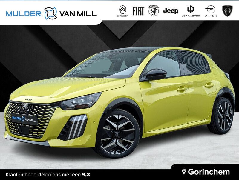 Geel Nieuw 2025 Peugeot 208 GT Hatchback | € 30.695 (Goede deal) - Afbeelding 1/4