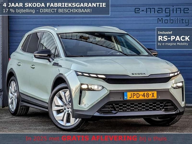 Groen Nieuw 2025 Skoda Elroq SportLine SUV | € 39.400 (Super prijs) - Afbeelding 1/4