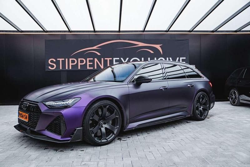 Zwart Gebruikt 2021 Audi RS6 Stationwagen | € 129.900 (Eerlijke prijs) - Afbeelding 1/4