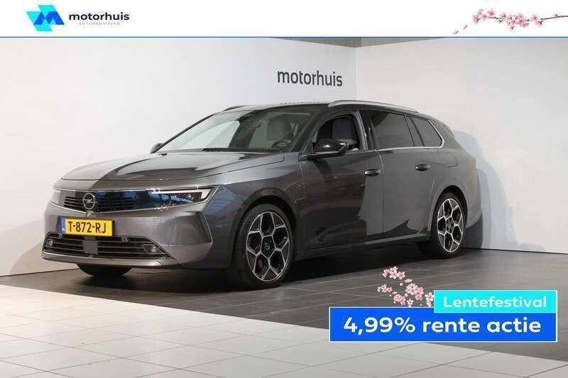 Grijs, metallic lak Gebruikt 2022 Opel Astra Elegance Stationwagen | € 28.945 (Iets duurder) - Afbeelding 1/4