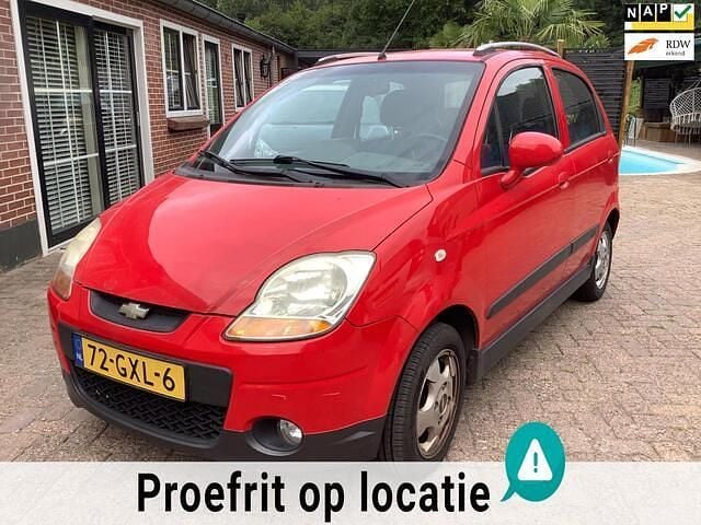 Rood Gebruikt 2008 Chevrolet Matiz Hatchback | € 2.840 (Eerlijke prijs) - Afbeelding 1/4