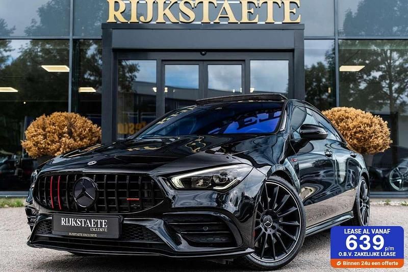 Zwart Gebruikt 2020 Mercedes CLA35 AMG AMG Sedan | € 39.900 (Eerlijke prijs) - Afbeelding 1/4