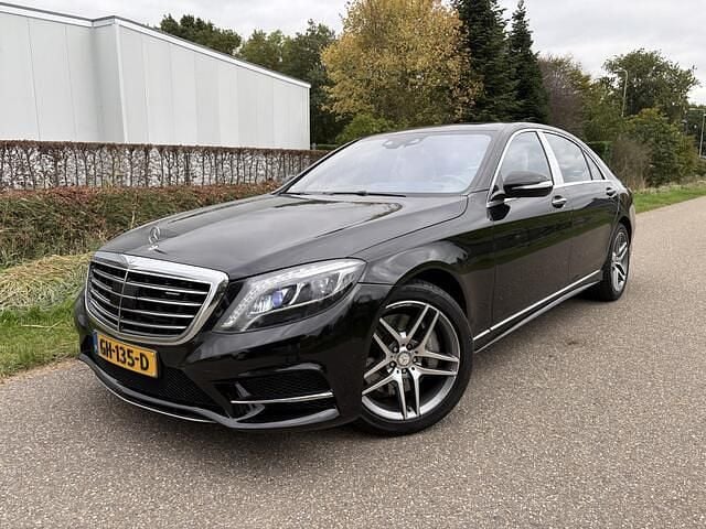 Zwart Gebruikt 2015 Mercedes S500 Prestige Sedan | € 23.950 (Eerlijke prijs) - Afbeelding 1/4