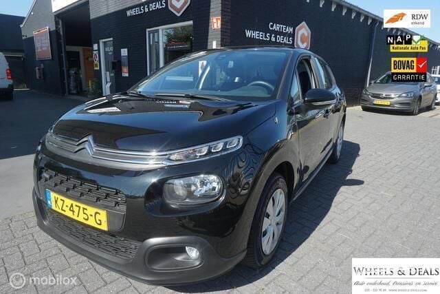 Zwart Gebruikt 2016 Citroën C3 Feel Hatchback | € 8.695 (Eerlijke prijs) - Afbeelding 1/4