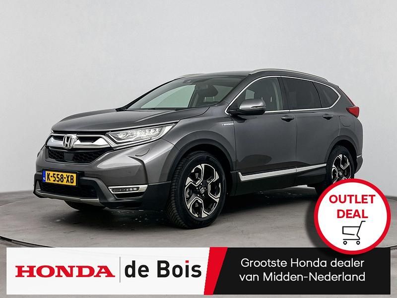 Grijs Gebruikt 2021 Honda CR-V Hybrid SUV | € 29.999 (Goede deal) - Afbeelding 1/3
