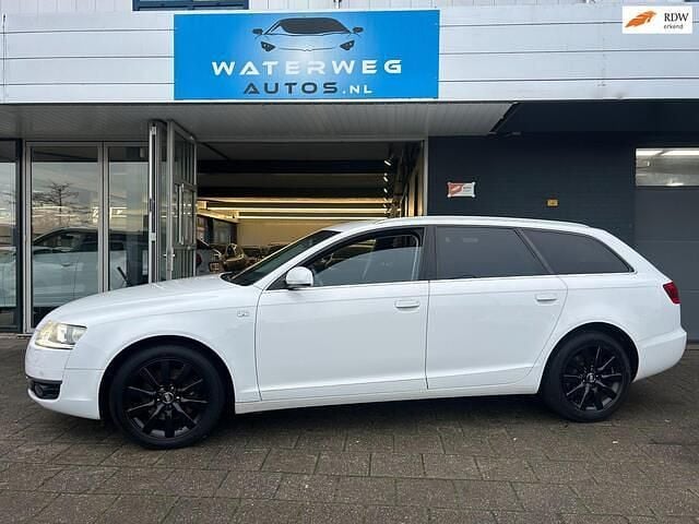 Wit Occasion 2009 Audi A6 Proline Stationwagen | € 3.990 (Eerlijke prijs) - Afbeelding 1/4