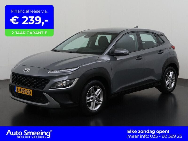 Grijs Gebruikt 2021 Hyundai Kona Comfort SUV | € 19.395 (Eerlijke prijs) - Afbeelding 1/4