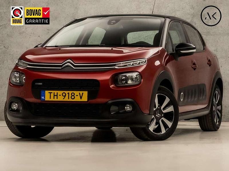 Rood Gebruikt 2017 Citroën C3 PureTech Hatchback | € 10.745 (Eerlijke prijs) - Afbeelding 1/4