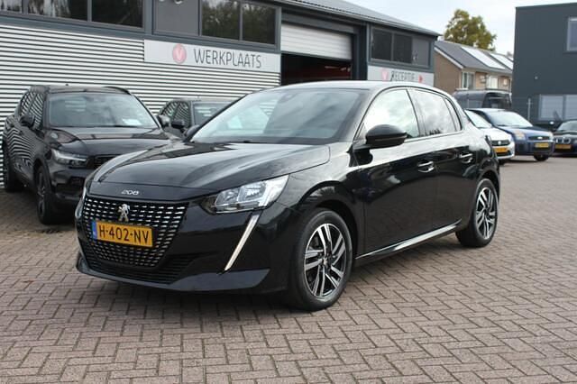 Zwart Occasion 2020 Peugeot 208 Allure Hatchback | € 13.990 (Eerlijke prijs) - Afbeelding 1/4