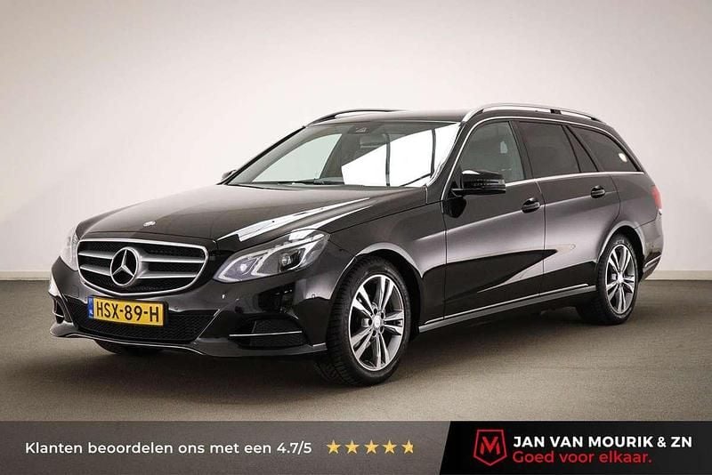 Zwart Occasion 2015 Mercedes E200 Ambition Stationwagen | € 18.900 (Eerlijke prijs) - Afbeelding 1/4