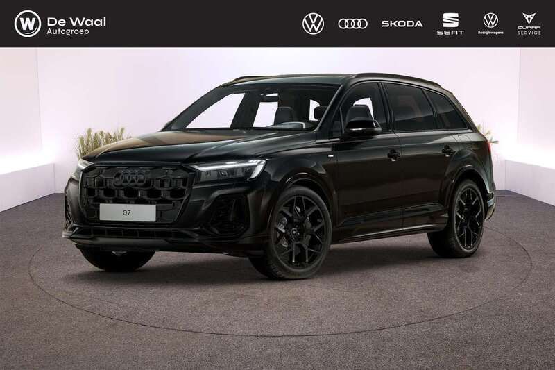 Zwart Nieuw 2025 Audi Q7 Proline SUV | € 99.989 (Super prijs) - Afbeelding 1/4