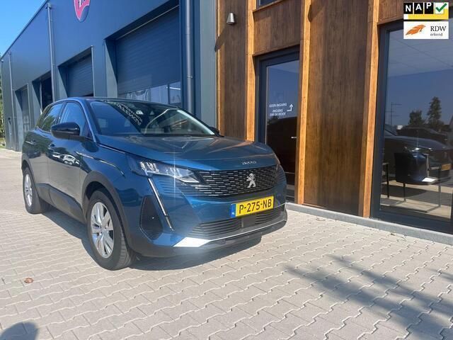 Blauw, metallic lak Gebruikt 2022 Peugeot 3008 Business-Line SUV | € 22.499 (Eerlijke prijs) - Afbeelding 1/4