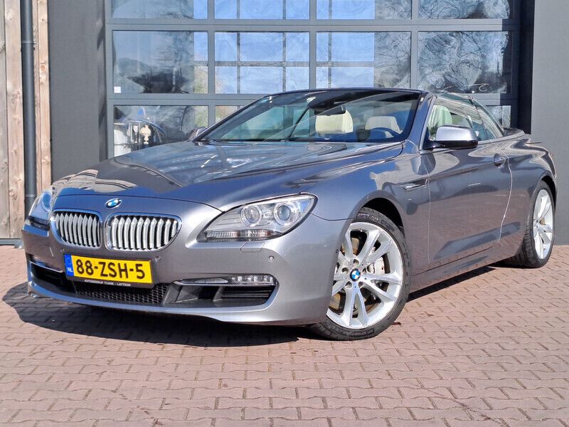 Grijs Gebruikt 2013 BMW 650 Cabriolet Executive Cabriolet | € 29.950 - Afbeelding 1/4