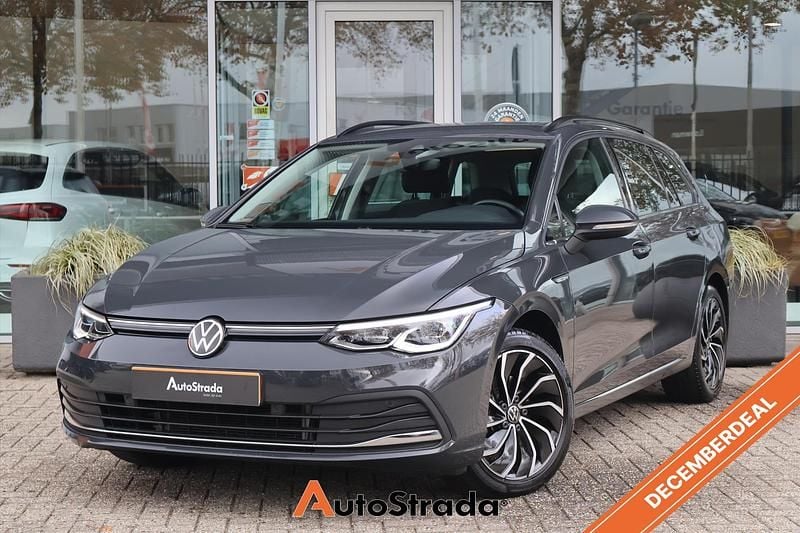 Grijs Gebruikt 2021 VW Golf VIII Style Stationwagen | € 19.900 (Goede deal) - Afbeelding 1/4
