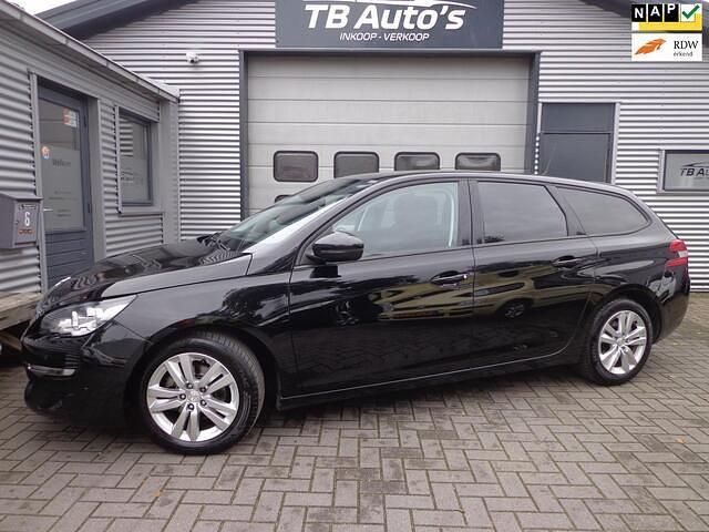 Zwart Gebruikt 2015 Peugeot 308 Stationwagen | € 4.000 (Eerlijke prijs) - Afbeelding 1/4