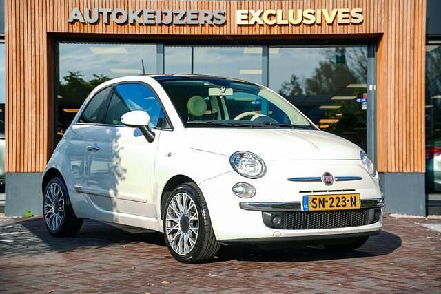 Wit Gebruikt 2015 Fiat 500 Lounge Hatchback | € 5.900 (Eerlijke prijs) - Afbeelding 1/4