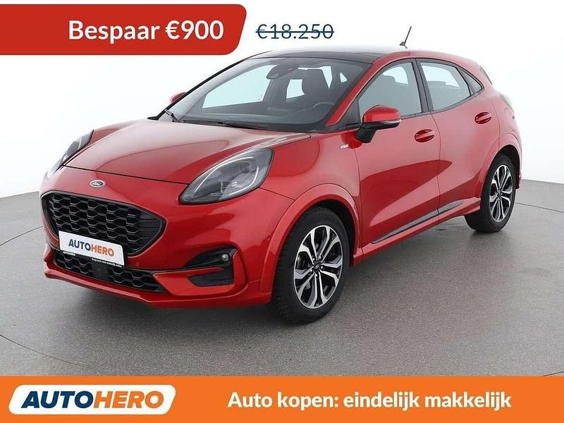 Rood Occasion 2020 Ford Puma ST-Line SUV | € 17.549 (Eerlijke prijs) - Afbeelding 1/3