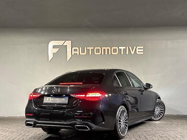 Occasion Mercedes C180 AMG line 170 PK (125 kW) 2021 Zwart Sedan