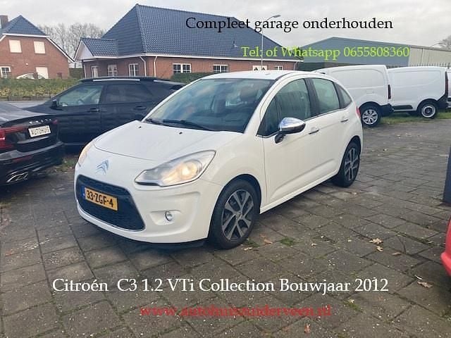 Wit Gebruikt 2012 Citroën C3 Hatchback | € 4.999 (Eerlijke prijs) - Afbeelding 1/3