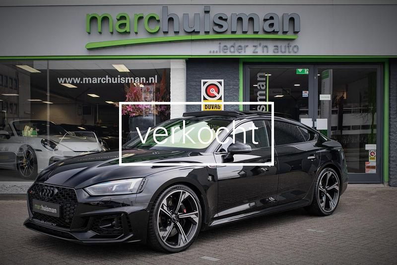 Zwart Gebruikt 2019 Audi RS5 Sportback Advanced Hatchback | € 62.345 - Afbeelding 1/4
