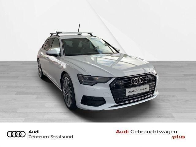 Wit Gebruikt 2023 Audi A6 Sport Stationwagen | € 60.788 - Afbeelding 1/4