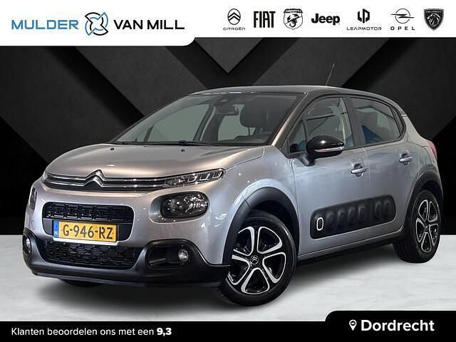 Grijs Gebruikt 2019 Citroën C3 Feel Hatchback | € 11.995 (Iets duurder) - Afbeelding 1/4