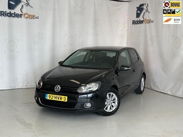 Zwart Gebruikt 2009 VW Golf VI Trendline Hatchback | € 2.499 (Goede deal) - Afbeelding 1/4