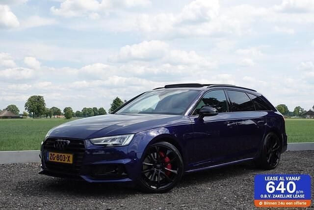Blauw Gebruikt 2018 Audi S4 S-Line Stationwagen | € 39.950 (Eerlijke prijs) - Afbeelding 1/4