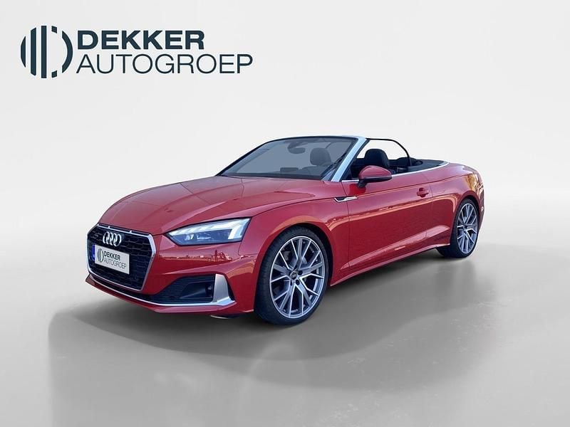 Rood Gebruikt 2022 Audi A5 Cabriolet Premium Cabriolet | € 49.945 (Eerlijke prijs) - Afbeelding 1/4