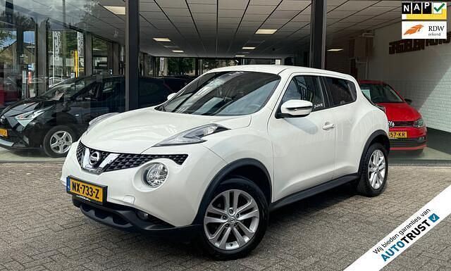 Wit Gebruikt 2016 Nissan Juke N-Connecta SUV | € 12.240 (Eerlijke prijs) - Afbeelding 1/4