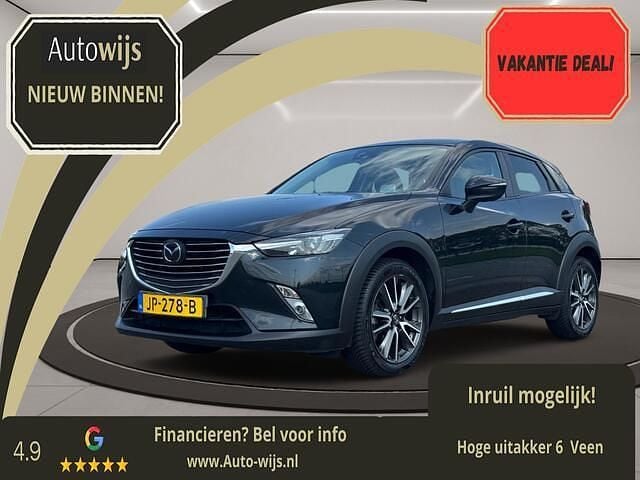 Zwart, metallic lak Gebruikt 2016 Mazda CX-3 SUV | € 13.495 (Eerlijke prijs) - Afbeelding 1/4