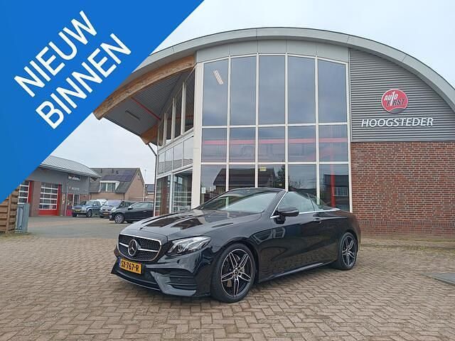 Zwart Gebruikt 2018 Mercedes E200 Premium Plus Cabriolet | € 36.950 (Eerlijke prijs) - Afbeelding 1/4
