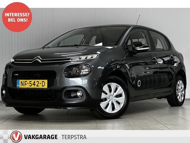 Grijs Gebruikt 2017 Citroën C3 Feel Hatchback | € 5.995 (Eerlijke prijs) - Afbeelding 1/4