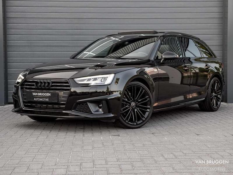 Zwart Gebruikt 2019 Audi A4 S-Line Stationwagen | € 34.990 (Duur) - Afbeelding 1/3