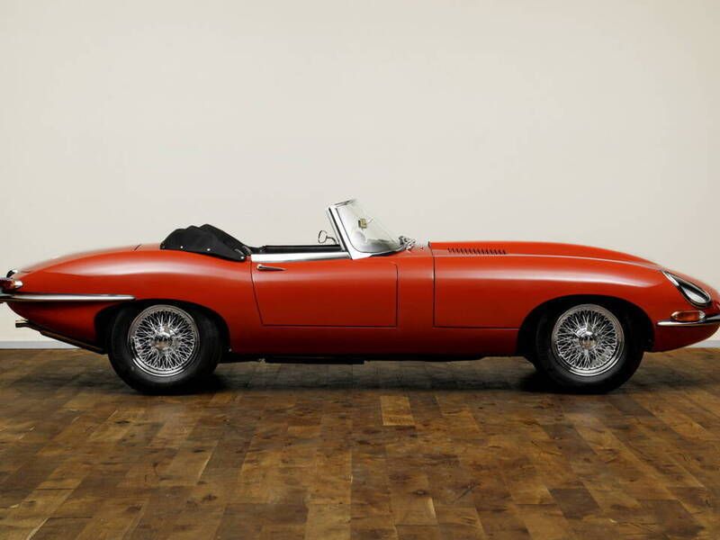 Occasion Jaguar E-Type 269 PK (197 kW) 1961 Rood Cabriolet