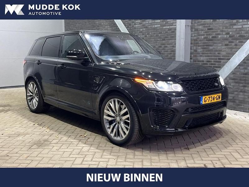 Zwart Occasion 2017 Land Rover Range Rover Sport SVR SUV | € 53.800 (Super prijs) - Afbeelding 1/4