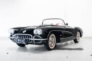 Zwart Gebruikt 1959 Chevrolet Corvette Cabriolet | € 129.500 - Afbeelding 1/4
