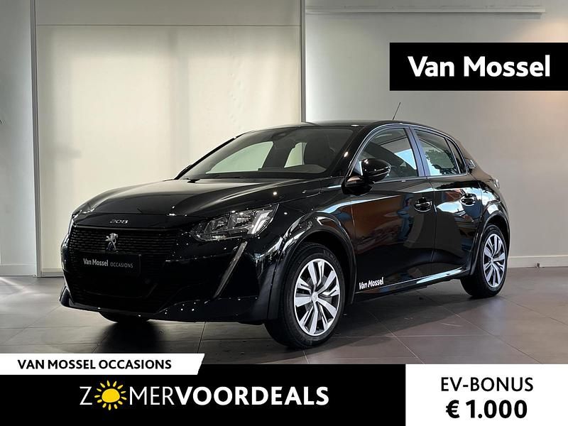 Zwart Gebruikt 2023 Peugeot e-208 Active Hatchback | € 22.940 (Duur) - Afbeelding 1/4